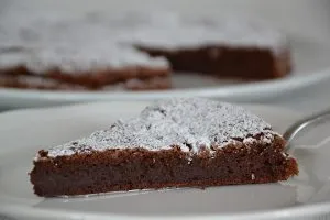 fetta di torta tenerina