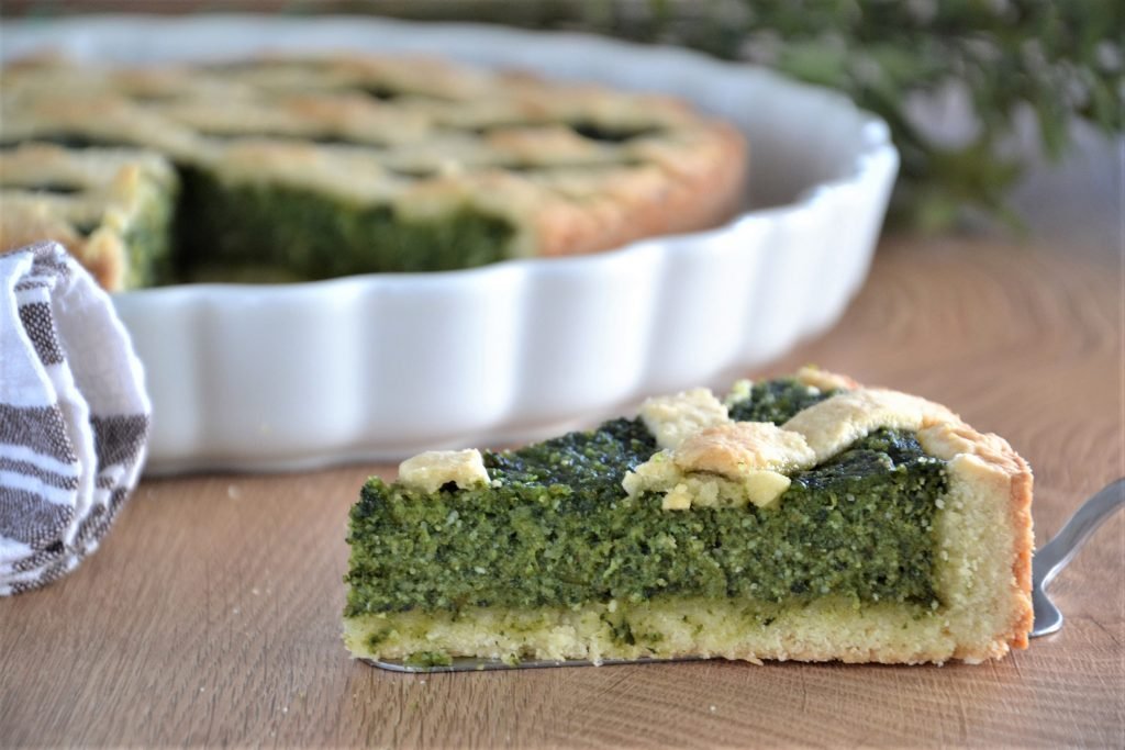 porzione di erbazzone dolce