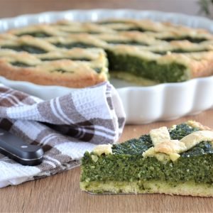 porzione di erbazzone dolce