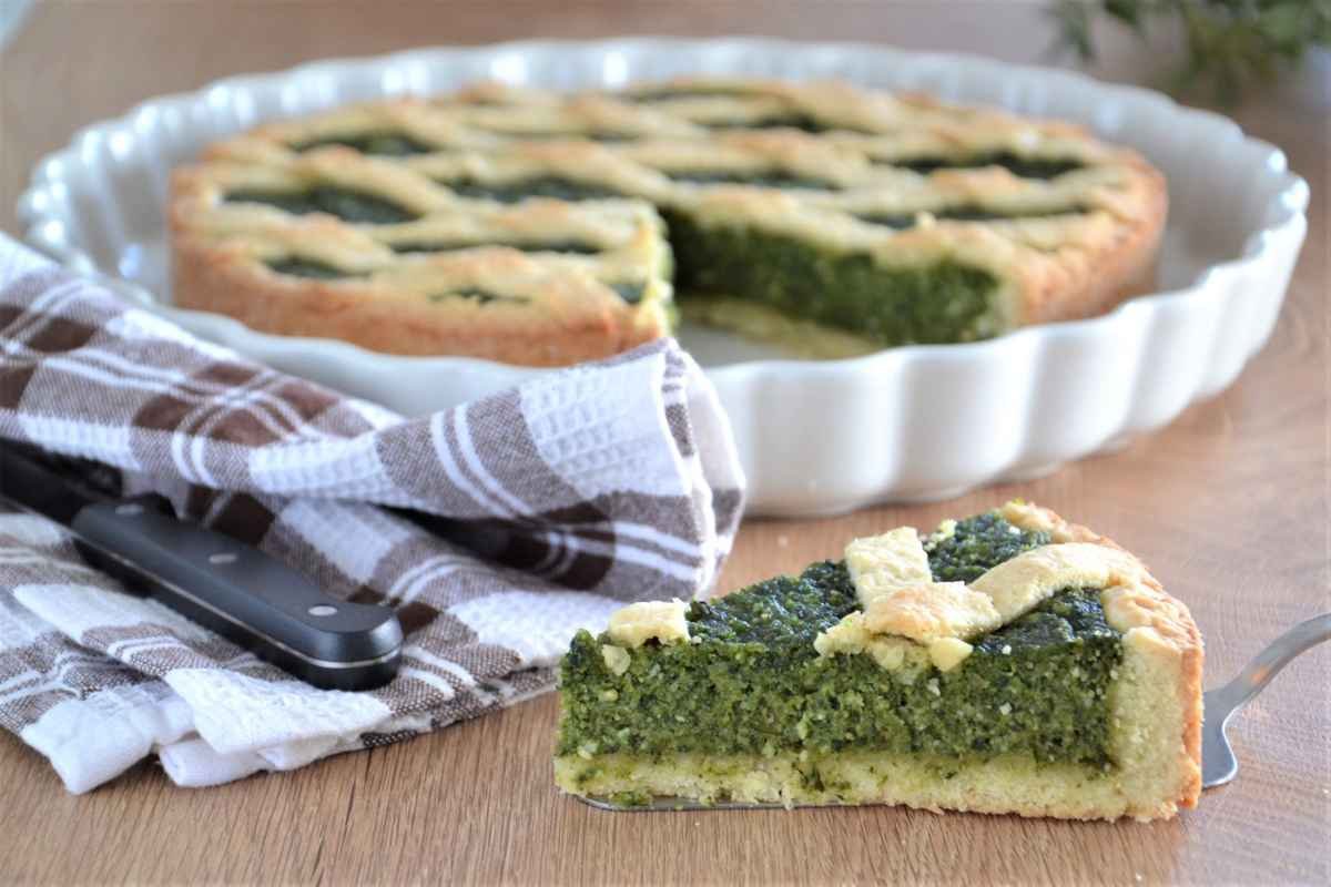 porzione di erbazzone dolce