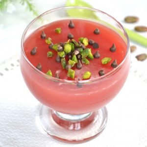 coppa di gelo di melone con granella di pistacchio