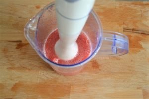 preparazione del gelo di melone