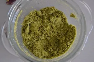 ingredienti della granita siciliana al pistacchio di Bronte
