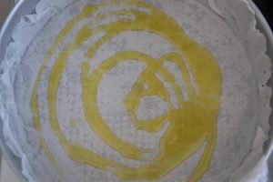 teglia preparazione ricetta castagnaccio