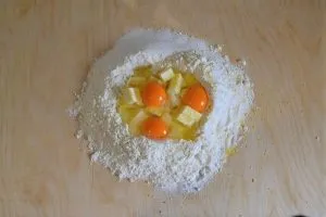 impasto pasta frolla per la pinza bolognese
