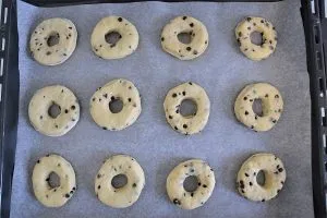 ciambelle al forno in teglia