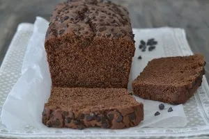 fette di plumcake al cioccolato fondente soffice