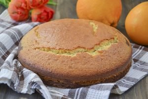 torta variegata all'arancia e cioccolato