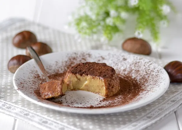 budino di castagne