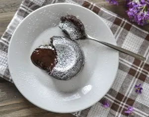 tortino al cioccolato fondente