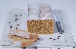 plumcake al caffè morbido sfornato