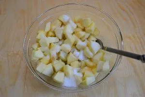 ripieno della crostata di mele