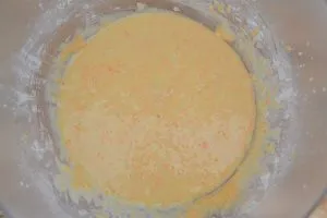 impasto dei muffin alle carote