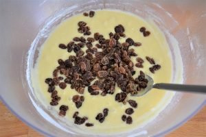 procedimento dei muffin con uvetta