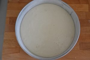 torta di albumi da infornare