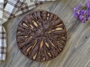 torta pere e cioccolato sfornata soffice
