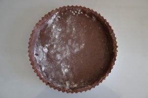 base per crostata al cioccolato fondente