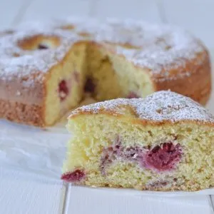torta ai lamponi