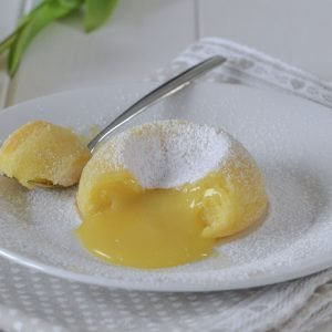 tortino al cioccolato bianco dal cuore cremoso