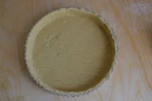 base per crostata ricotta e fragole