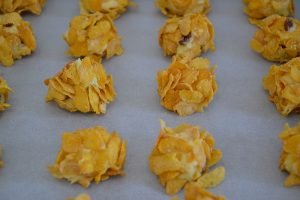 biscotti rose del deserto da infornare