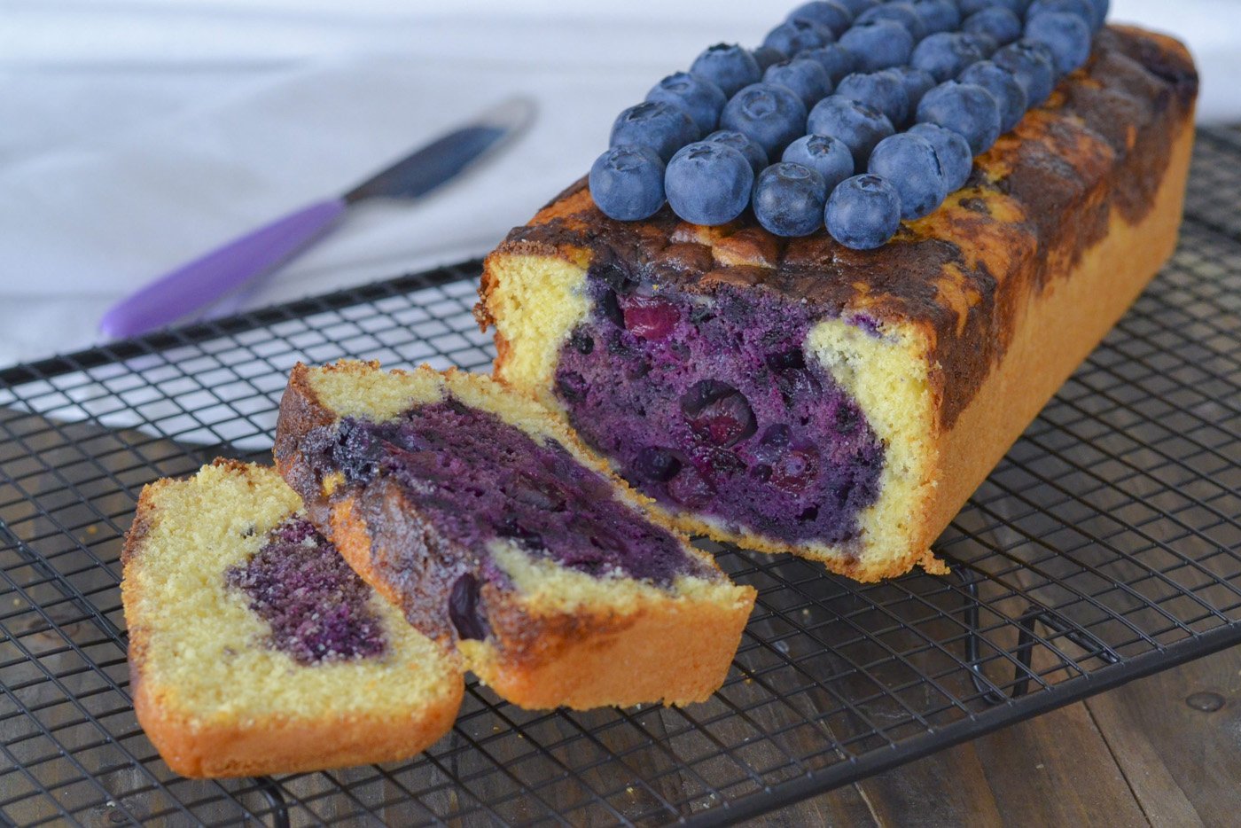 plumcake ai mirtilli soffice