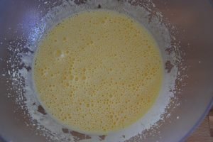 ficetta della torta di mele con farina di riso