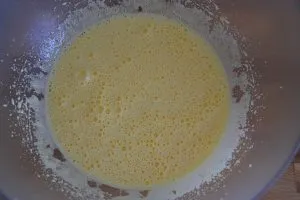 ficetta della torta di mele con farina di riso