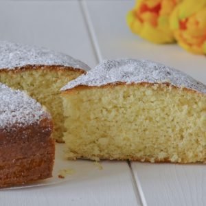 torta cioccolato bianco e cocco con zucchero