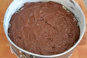 torta cioccolato e cocco da infornare