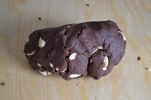 impasto per cantucci al cacao