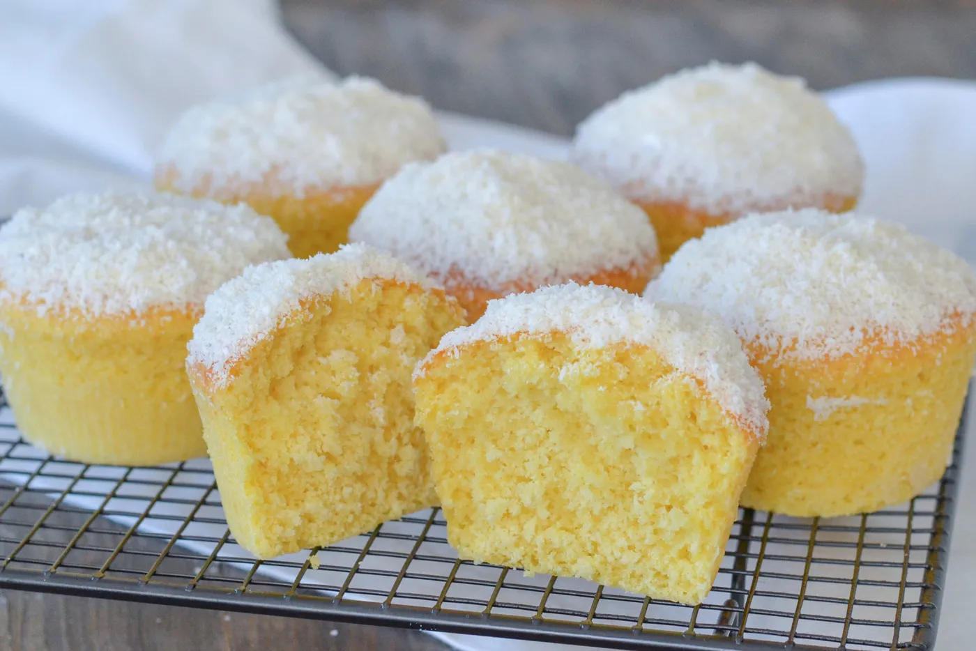 muffin al cocco sfornati