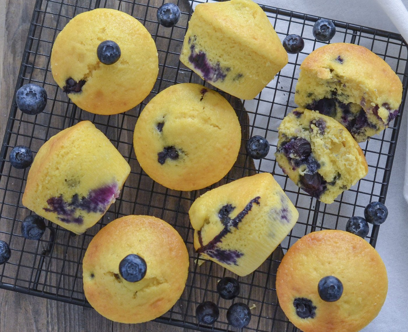 muffin ai mirtilli soffici