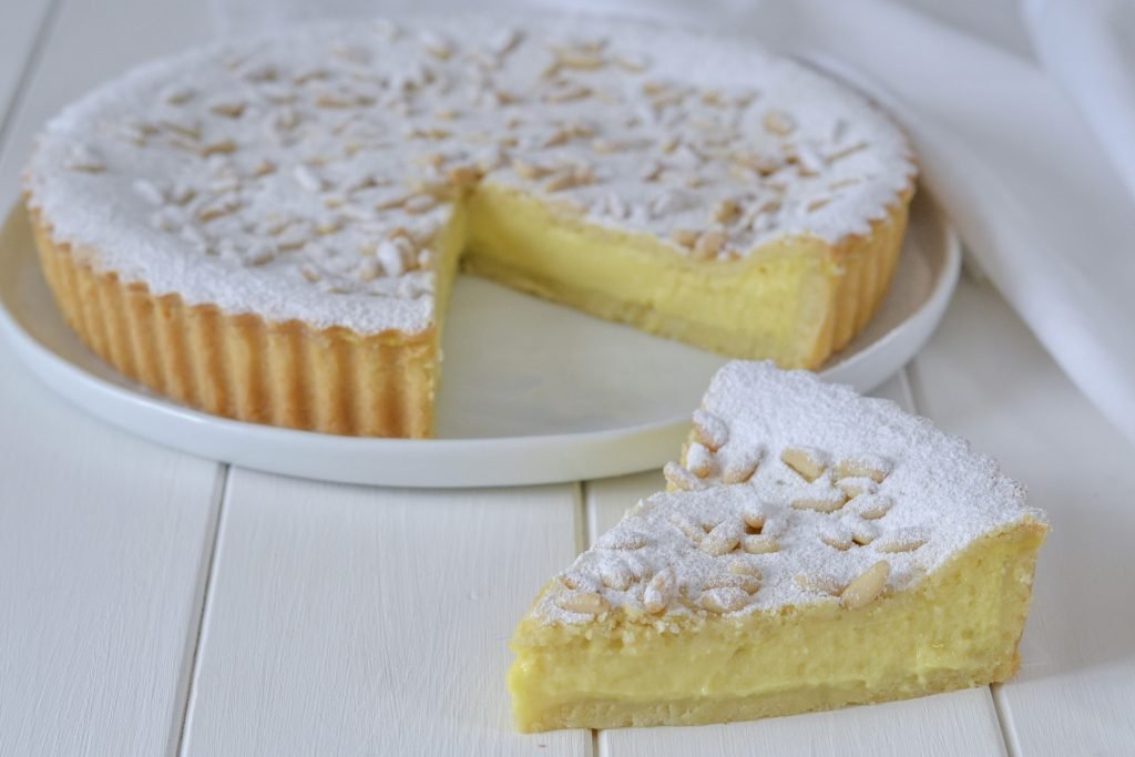 torta della nonna coi pinoli