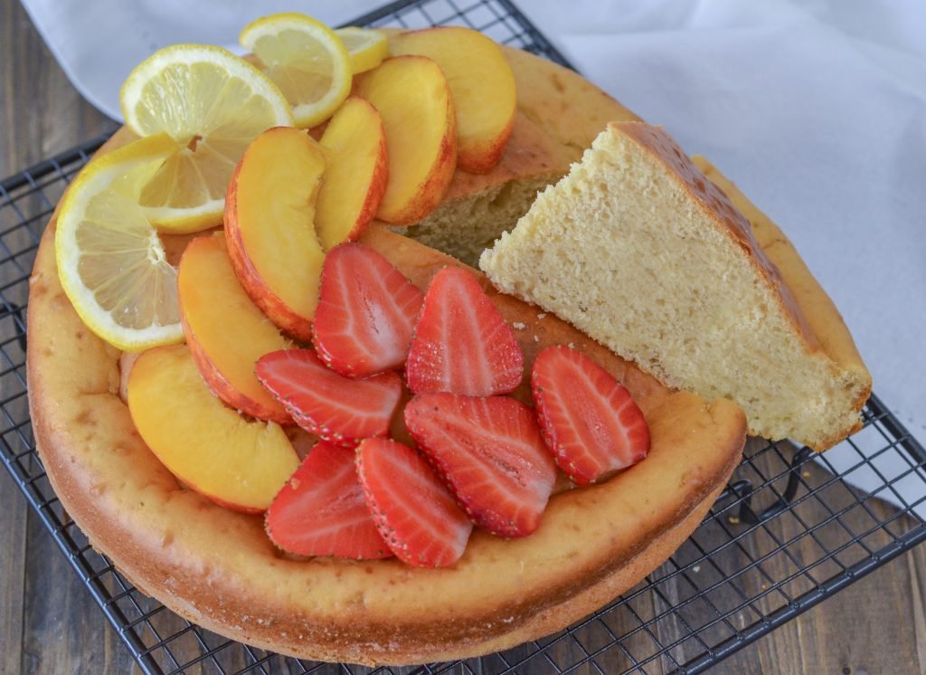 torta con stevia sfornata
