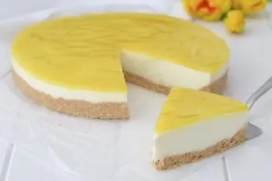 cheesecake all'ananas con yogurt