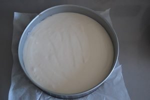 cheesecake all'anguria nello stampo