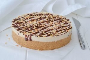 cheesecake alle nocciole pronta