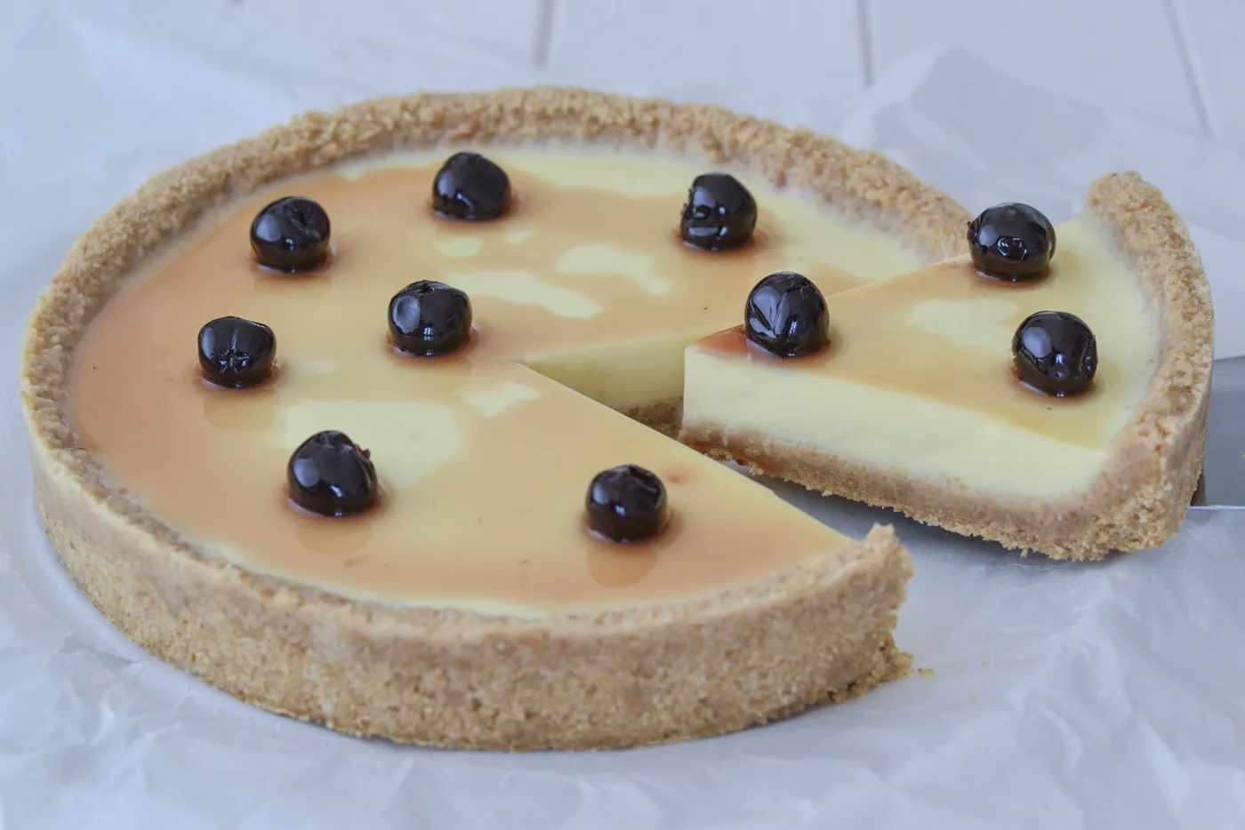 cheesecake con panna cotta