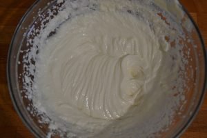 crema di ricotta per cheesecake al caffè