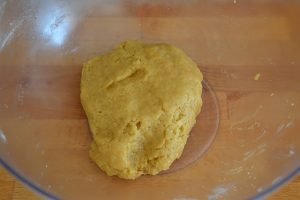 impasto dei biscotti al caffè