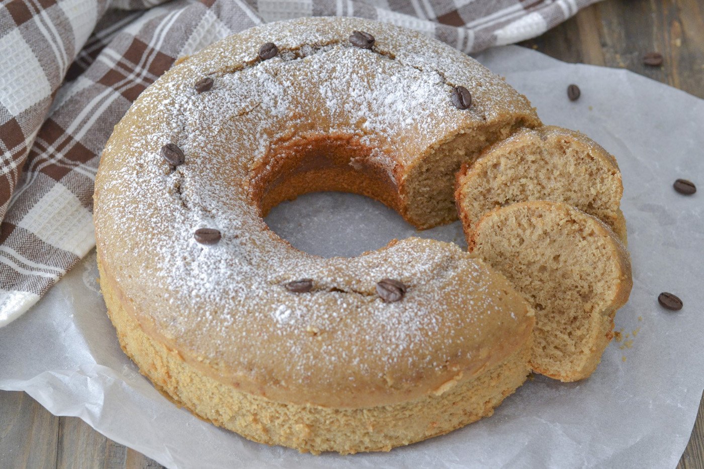 ciambella al caffè morbida