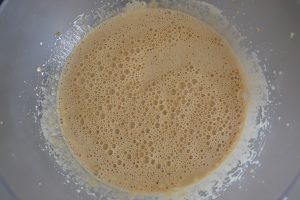 preparazione della ciambella all'orzo