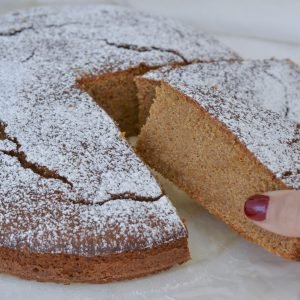 torta con farina di castagne e zucca soffice