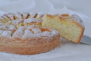 torta di mele e mandorle