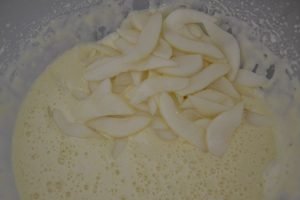 pere per torta di pere rovesciata