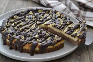 torta cremosa al mascarpone e cioccolato fondente