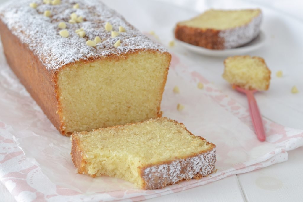 plumcake al cioccolato bianco