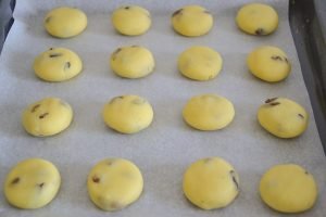 biscotti all'uvetta da infornare