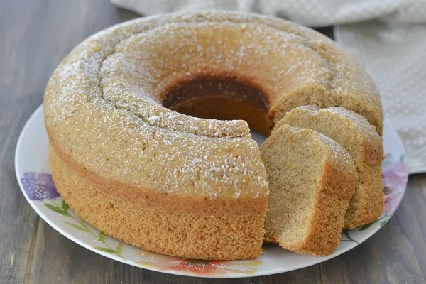 ciambella integrale al miele morbida